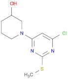 3-Piperidinol, 1-[6-chloro-2-(methylthio)-4-pyrimidinyl]-