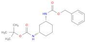 Carbamic acid, N-[(1R,3S)-3-[[(1,1-dimethylethoxy)carbonyl]amino]cyclohexyl]-, phenylmethyl ester