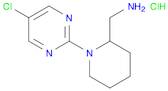 2-Piperidinemethanamine, 1-(5-chloro-2-pyrimidinyl)-, hydrochloride (1:1)