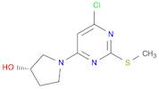 3-Pyrrolidinol, 1-[6-chloro-2-(methylthio)-4-pyrimidinyl]-, (3S)-