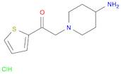 Ethanone, 2-(4-amino-1-piperidinyl)-1-(2-thienyl)-, hydrochloride (1:1)