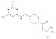 1-Piperidinecarboxylic acid, 4-[[(2-chloro-6-methyl-4-pyrimidinyl)amino]methyl]-, 1,1-dimethylethy…