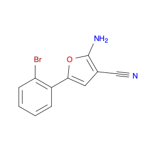 3-Furancarbonitrile, 2-amino-5-(2-bromophenyl)-