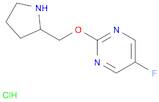 Pyrimidine, 5-fluoro-2-(2-pyrrolidinylmethoxy)-, hydrochloride (1:1)