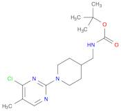 Carbamic acid, N-[[1-(4-chloro-5-methyl-2-pyrimidinyl)-4-piperidinyl]methyl]-, 1,1-dimethylethyl...