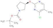 1-Pyrrolidinecarboxylic acid, 3-[(4-chloro-5-methyl-2-pyrimidinyl)oxy]-, 1,1-dimethylethyl ester, …