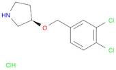 Pyrrolidine, 3-[(3,4-dichlorophenyl)methoxy]-, hydrochloride (1:1), (3R)-