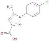 1H-Pyrazole-3-carboxylic acid, 1-(4-chlorophenyl)-5-methyl-