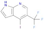 1H-Pyrrolo[2,3-b]pyridine, 4-iodo-5-(trifluoromethyl)-