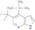 1H-Pyrrolo[2,3-b]pyridine, 5-(trifluoromethyl)-4-(trimethylsilyl)-