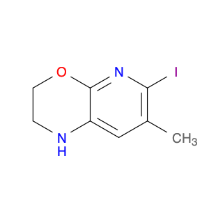 1H-Pyrido[2,3-b][1,4]oxazine, 2,3-dihydro-6-iodo-7-methyl-