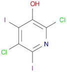 3-Pyridinol, 2,5-dichloro-4,6-diiodo-