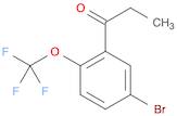 1-Propanone, 1-[5-bromo-2-(trifluoromethoxy)phenyl]-