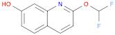 7-Quinolinol, 2-(difluoromethoxy)-