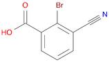 Benzoic acid, 2-bromo-3-cyano-