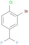 Benzene, 2-bromo-1-chloro-4-(difluoromethyl)-