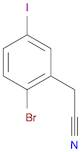 Benzeneacetonitrile, 2-bromo-5-iodo-