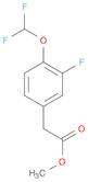 Benzeneacetic acid, 4-(difluoromethoxy)-3-fluoro-, methyl ester