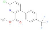 2-Pyridinecarboxylic acid, 6-chloro-3-[4-(trifluoromethyl)phenyl]-, methyl ester