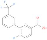 [1,1'-Biphenyl]-3-carboxylic acid, 6-fluoro-3'-(trifluoromethyl)-