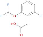 Benzeneacetic acid, 2-(difluoromethoxy)-6-fluoro-