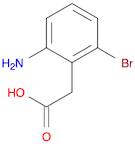 Benzeneacetic acid, 2-amino-6-bromo-