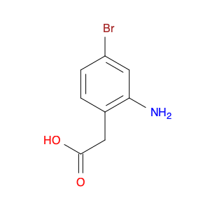 Benzeneacetic acid, 2-amino-4-bromo-