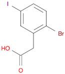 Benzeneacetic acid, 2-bromo-5-iodo-