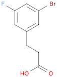 Benzenepropanoic acid, 3-bromo-5-fluoro-