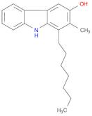 9H-Carbazol-3-ol, 1-heptyl-2-methyl-