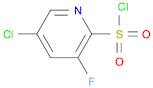 2-Pyridinesulfonyl chloride, 5-chloro-3-fluoro-