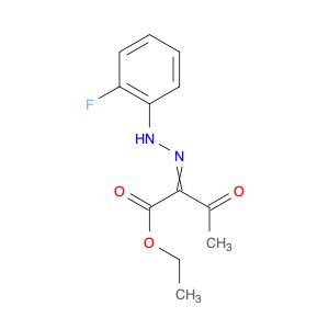 Butanoic acid, 2-[2-(2-fluorophenyl)hydrazinylidene]-3-oxo-, ethyl ester