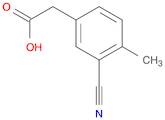 Benzeneacetic acid, 3-cyano-4-methyl-