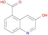 5-Quinolinecarboxylic acid, 3-hydroxy-