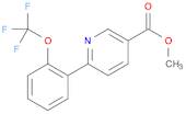 3-Pyridinecarboxylic acid, 6-[2-(trifluoromethoxy)phenyl]-, methyl ester