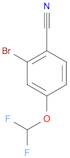 Benzonitrile, 2-bromo-4-(difluoromethoxy)-