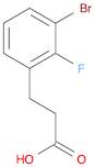 Benzenepropanoic acid, 3-bromo-2-fluoro-