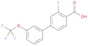 [1,1'-Biphenyl]-4-carboxylic acid, 3-fluoro-3'-(trifluoromethoxy)-