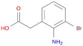 Benzeneacetic acid, 2-amino-3-bromo-