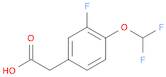 Benzeneacetic acid, 4-(difluoromethoxy)-3-fluoro-