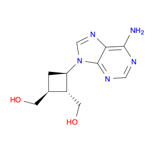 1,2-Cyclobutanedimethanol, 3-(6-amino-9H-purin-9-yl)-, (1S,2R,3R)-