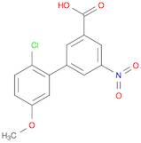 [1,1'-Biphenyl]-3-carboxylic acid, 2'-chloro-5'-methoxy-5-nitro-