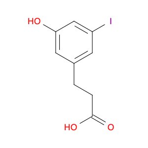 Benzenepropanoic acid, 3-hydroxy-5-iodo-
