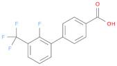 [1,1'-Biphenyl]-4-carboxylic acid, 2'-fluoro-3'-(trifluoromethyl)-