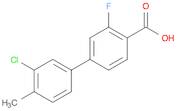 [1,1'-Biphenyl]-4-carboxylic acid, 3'-chloro-3-fluoro-4'-methyl-