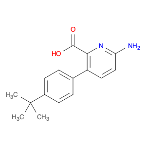 2-Pyridinecarboxylic acid, 6-amino-3-[4-(1,1-dimethylethyl)phenyl]-