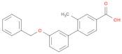 [1,1'-Biphenyl]-4-carboxylic acid, 2-methyl-3'-(phenylmethoxy)-