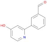 Benzaldehyde, 3-(4-hydroxy-2-pyridinyl)-