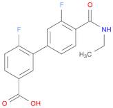 [1,1'-Biphenyl]-3-carboxylic acid, 4'-[(ethylamino)carbonyl]-3',6-difluoro-