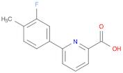 2-Pyridinecarboxylic acid, 6-(3-fluoro-4-methylphenyl)-